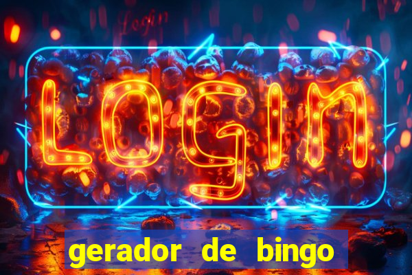 gerador de bingo de palavras